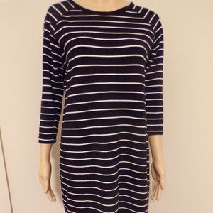 Merona Black & White Striped Dress